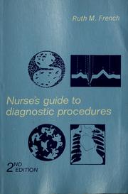 Cover of: Nurse's guide to diagnostic procedures.