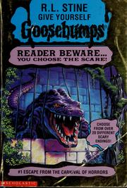 Cover of: Escape From the Carnival of Horrors: Give Yourself Goosebumps #1