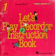 Cover of: Let's play recorder instruction book