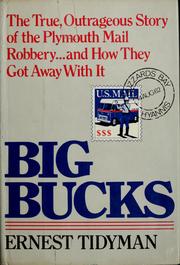 Cover of: Big Bucks E Tidyman