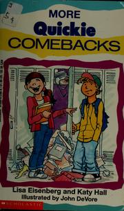 Cover of: More quickie comebacks