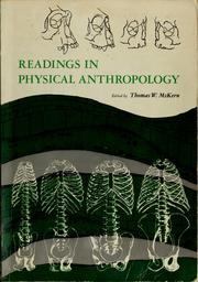 Cover of: Readings in physical anthropology