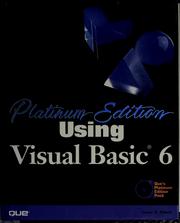 Cover of: Platinum edition using Visual Basic 6