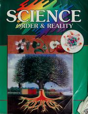 Cover of: Science: order & reality