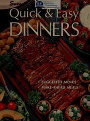Cover of: Quick and easy dinners