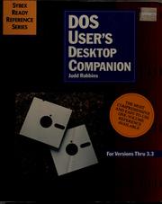 Cover of: DOS user's desktop companion
