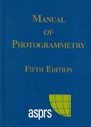 Cover of: Manual of photogrammetry