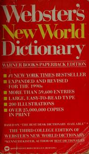 Cover of: Webster's new world dictionary
