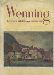 Wenning by Gregoire Boonzaier, Israel-Isaac Lippy Lipshitz