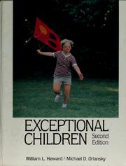 Cover of: Exceptional children by William L. Heward