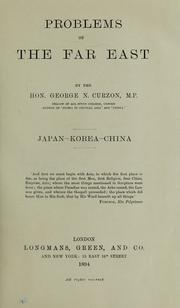 Cover of: Problems of the Far East