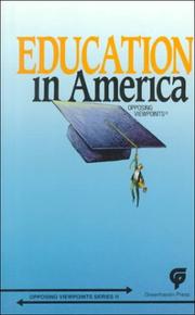 Cover of: Education in America by Charles P. Cozic