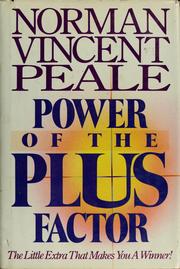 Cover of: Power of the plus factor by Norman Vincent Peale