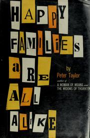 Cover of: Happy families are all alike: a collection of stories.