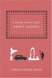 Cover of: I Never Knew That About London