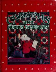 Cover of: Christmas with Mormon handicraft