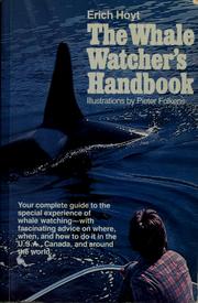 Cover of: The whale watcher's handbook