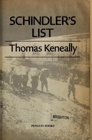 Cover of: Schindler's list