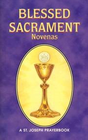 Cover of: Blessed Sacrament Novenas by Lawrence Lovasik