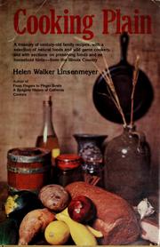 Cover of: Cooking plain by Helen Walker Linsenmeyer