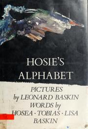 Cover of: Hosie's alphabet.
