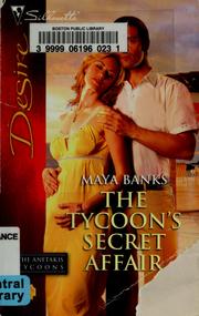 Cover of: The Tycoon's Secret Affair: The Anetakis Tycoons - 3