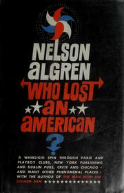 Cover of: Who lost an American?