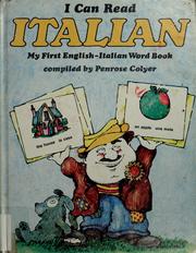 Cover of: I can read Italian: my first English-Italian word book