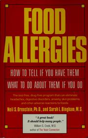 Cover of: Food allergies: how to tell if you have them, what to do about them if you do