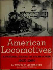 Cover of: American Locomotives
