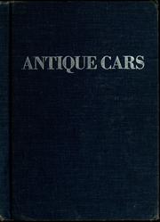 Cover of: Antique cars
