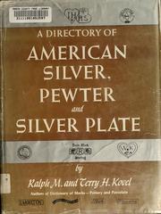 Cover of: A directory of American silver, pewter, and silver plate