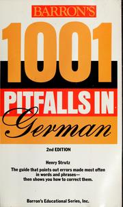 Cover of: 1001 Pitfalls in German