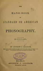 Cover of: The hand-book of standard or American phonography