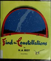 Cover of: Find the constellations