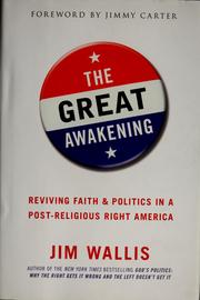 Cover of: The great awakening: reviving faith and politics in a post-religious right America