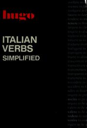 Cover of: Italian verbs simplified
