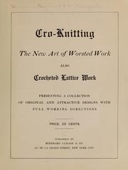 Cover of: Cro-knitting by Ulmann, Bernhard & co., New York. [from old catalog]