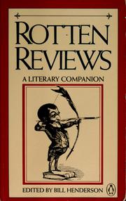 Cover of: Rotten reviews