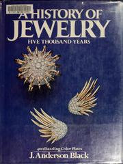 Cover of: A history of jewelry