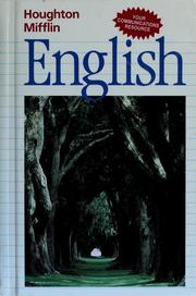 Cover of: English by Houghton Mifflin Company