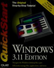 Cover of: Windows QuickStart, 3.11edition