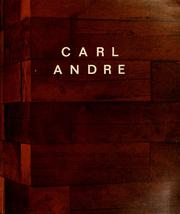 Carl Andre by Diane Waldman
