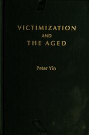 Cover of: Victimization and the aged