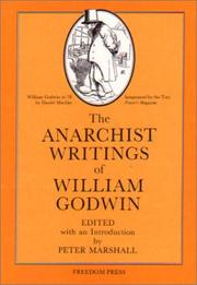 The anarchist writings of William Godwin