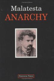 Cover of: Anarchia