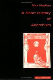 Cover of: A short history of anarchism