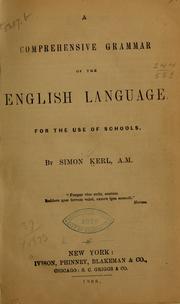 A comprehensive grammar of the English language by Simon Kerl