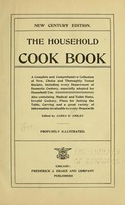 Cover of: The household cook book