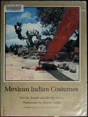 Cover of: Mexican Indian costumes